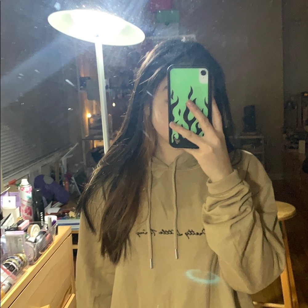 Pretty Little Thing Tan Sweatshirt